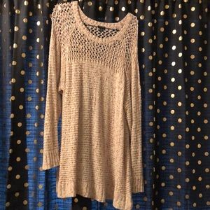 Pullover loose knit sweater